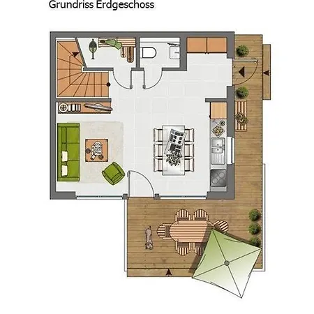 度假居 Witt Hus 1 - Traumurlaub Zwischen Und Yachthafen *